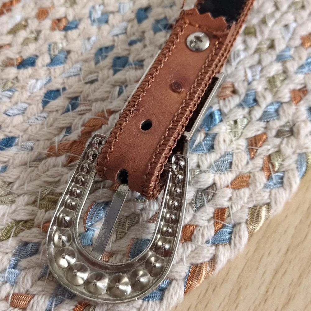 Beautiful Leather & Crystal Studded Belt